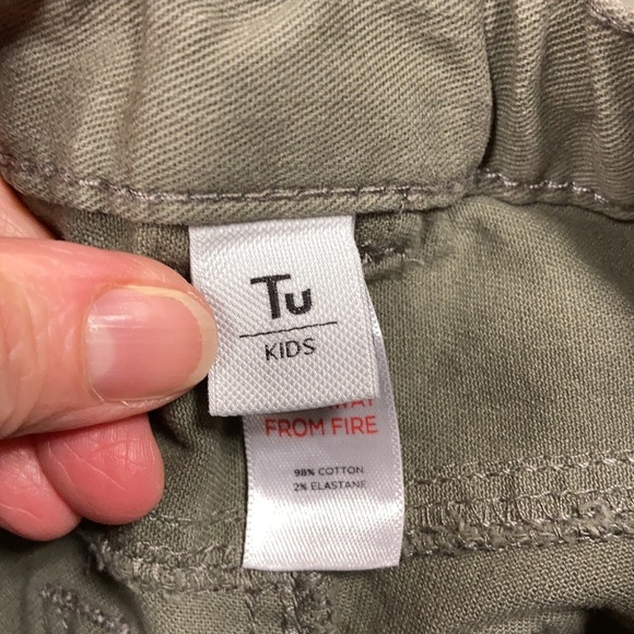 5/$20 Tu kids sage green jeans euc - Picture 4 of 8